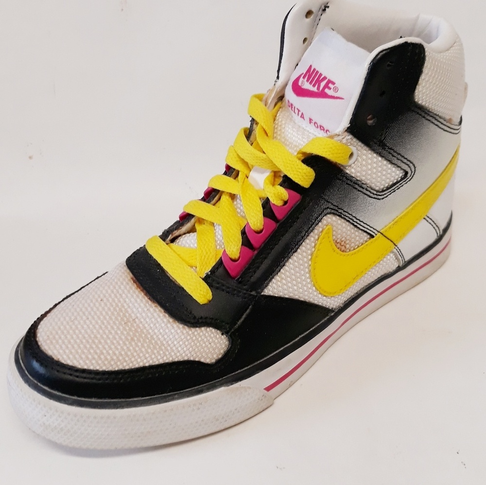 NIKE RARE VINTAGE DELTA FORCE VULCANIZED SNEAKERS EUC Sz 6.5 - Picture 6 of 10